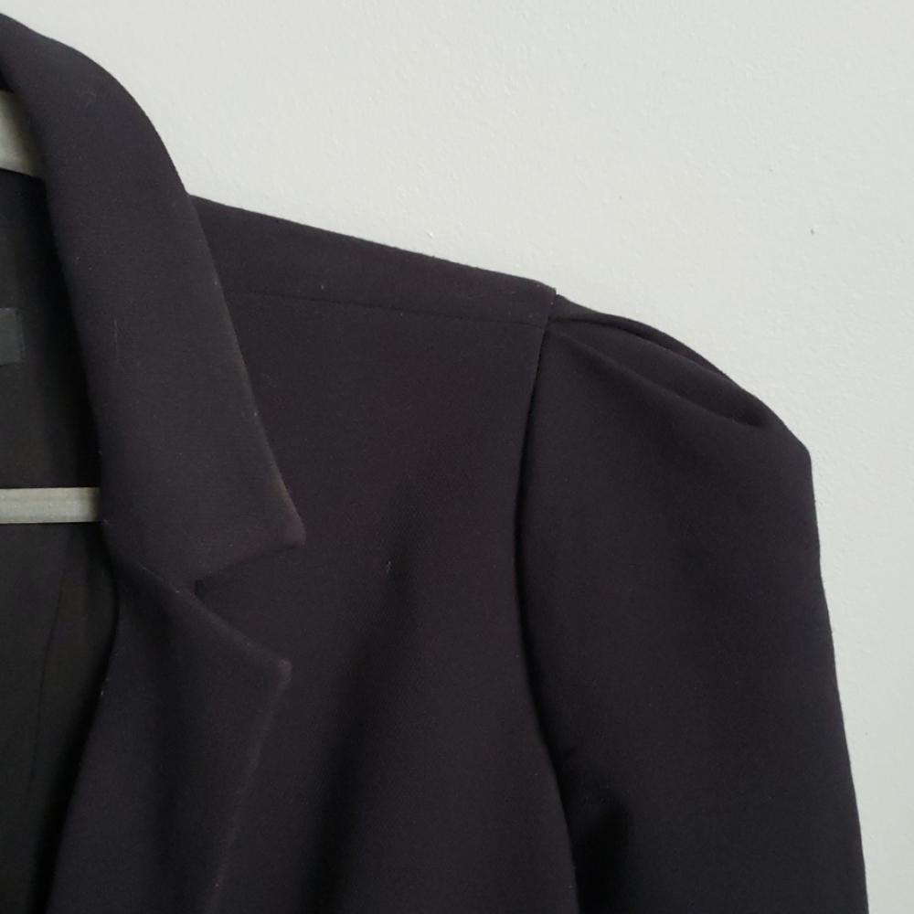 Halogen Double Breasted Puff Shoulder Blazer - image 2